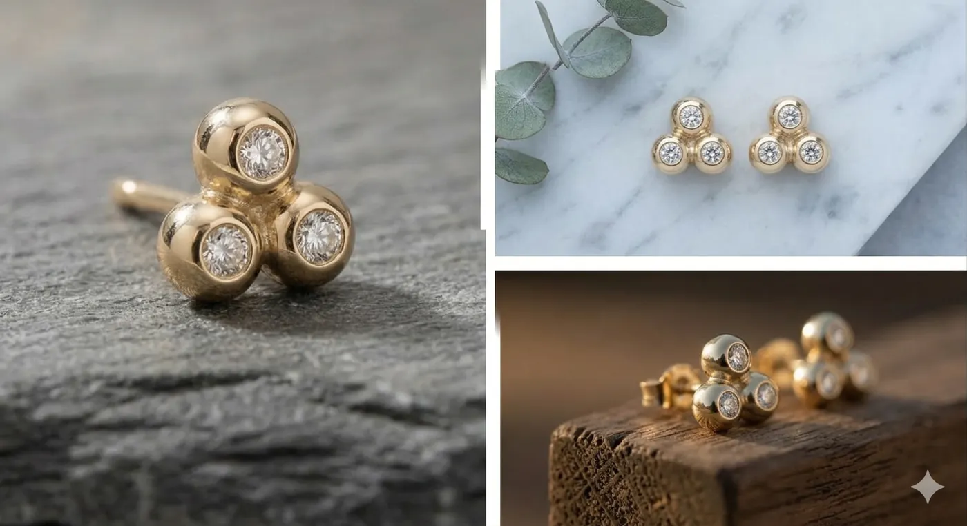 Ball Cluster Studs