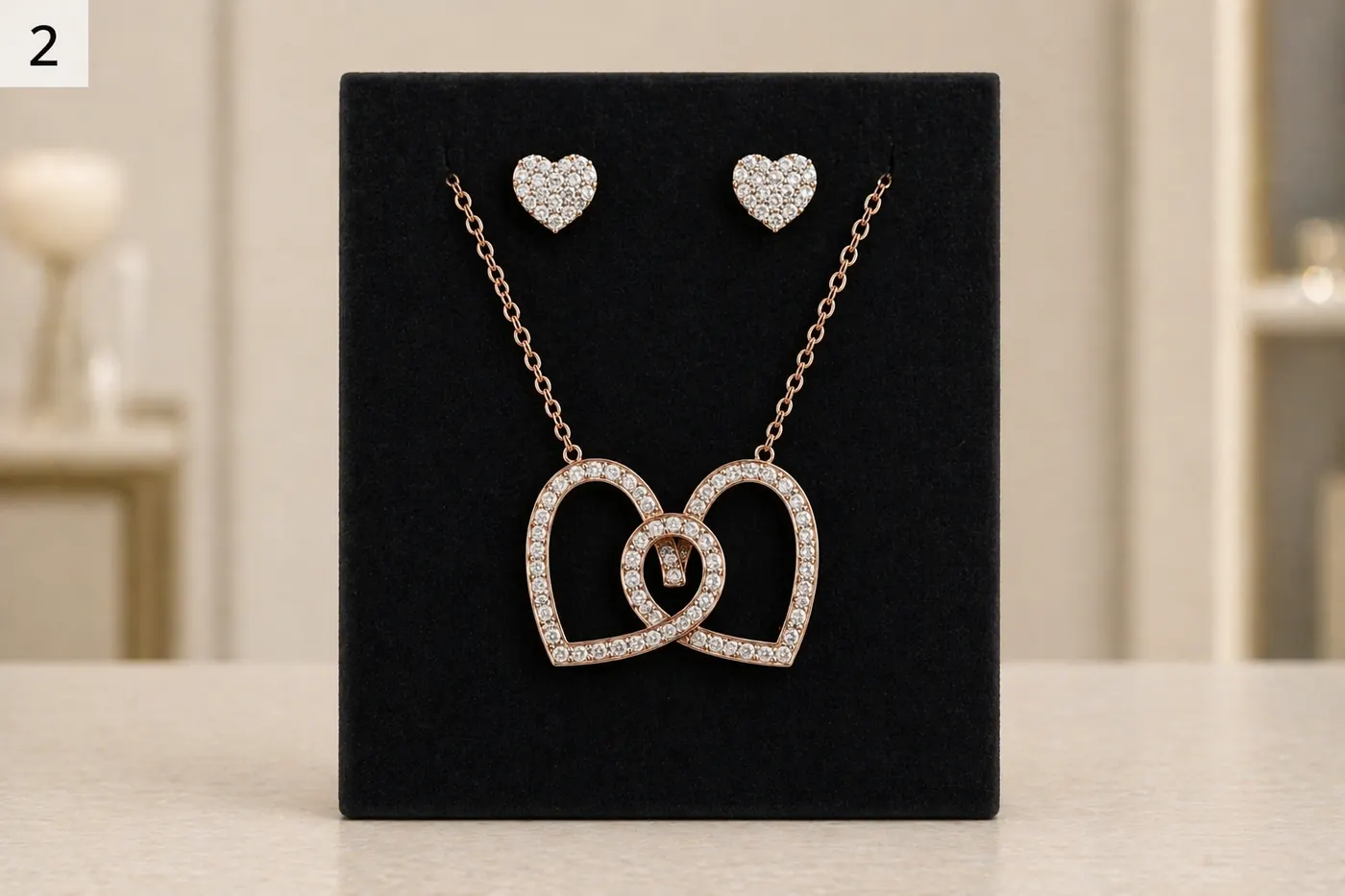 Royal Sapphire Pendant Set